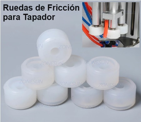 Ruedas de Fricción para Máquina Tapadora